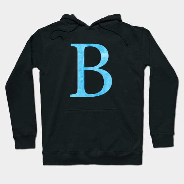 Blue B Hoodie by lolosenese